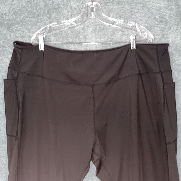 Ashley Stewart Leggings Womens 26/28 Black Pull On‎ Stretch Pants Plus Size - Picture 4 of 9